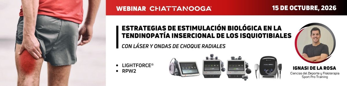 Webinar Chattanooga sobre tendinopatía de isquiotibiales con láser y ondas de choque radiales, con Ignasi de la Rosa